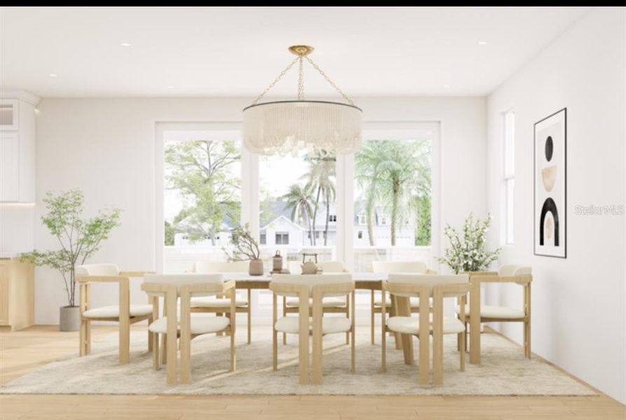 Furnished interior view inside a new home in , Holmes Beach (Image 8).