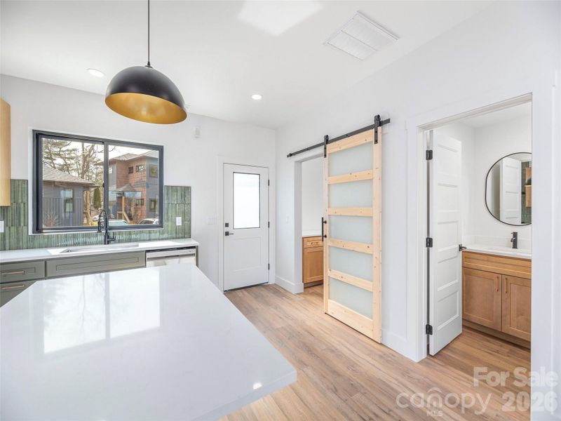 Furnished interior view inside a new home in , Waynesville (Image 3).