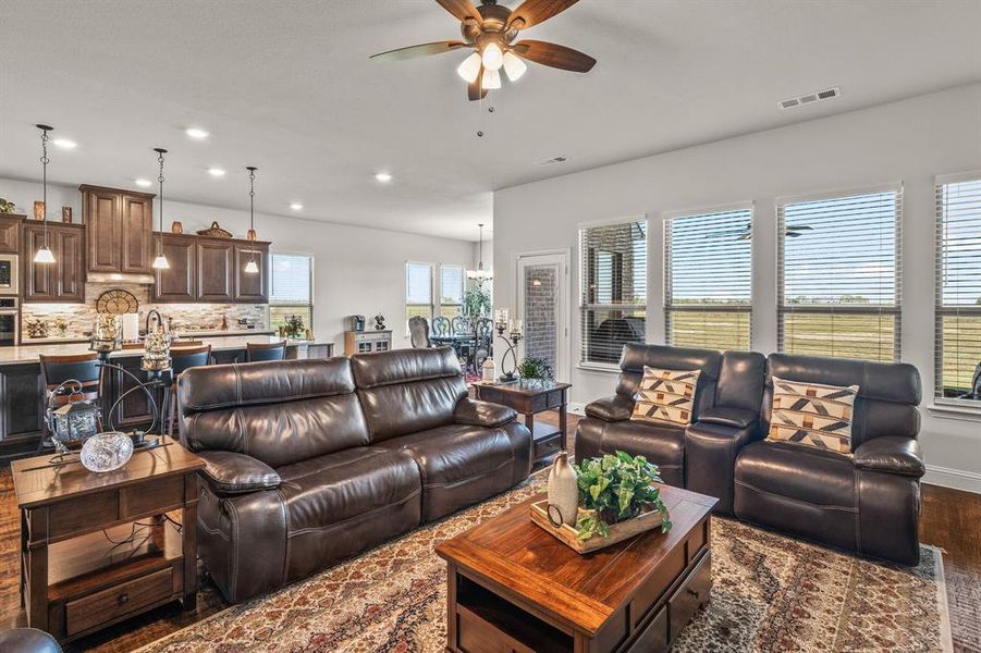 Furnished interior view inside a new home in , Blue Ridge (Image 11). Furnished interior view inside a new home in , Blue Ridge (Image 11).