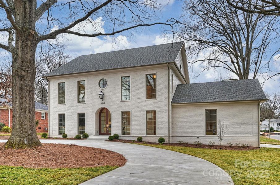 This stunning home sits on a flat, corner lot, and features 5,470 square feet of living space, offering 5 bedrooms and 4.5 baths.