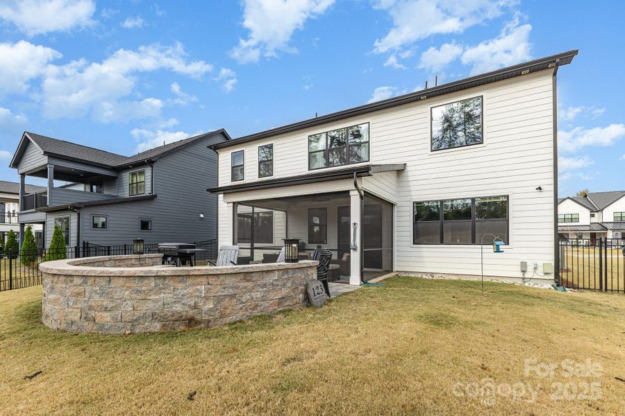 Exterior details and patio area of a home in Windell Woods, Tega Cay (Image 21).