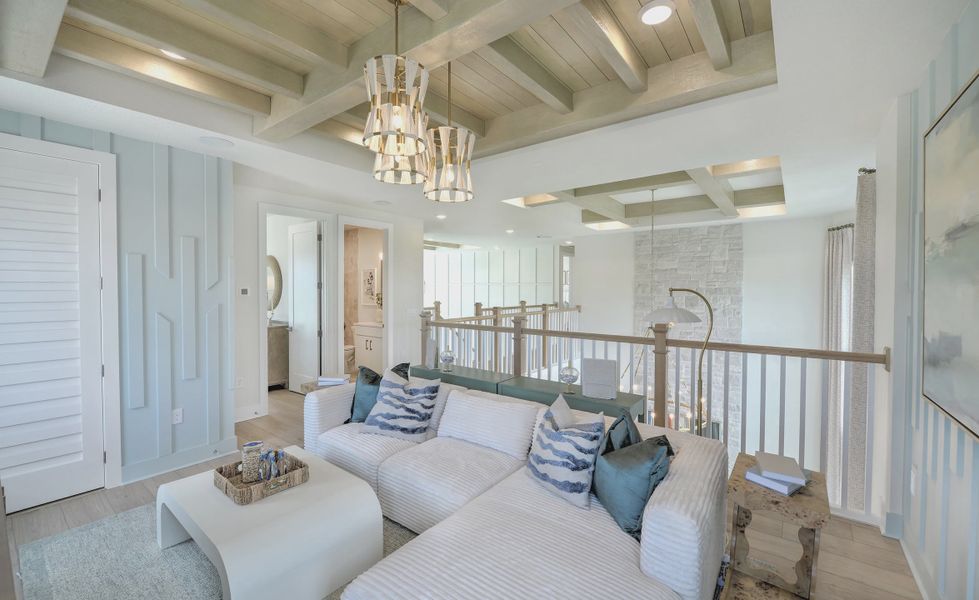Furnished interior view inside a new home in Weslyn Park at Sunbridge, St. Cloud (Image 27).