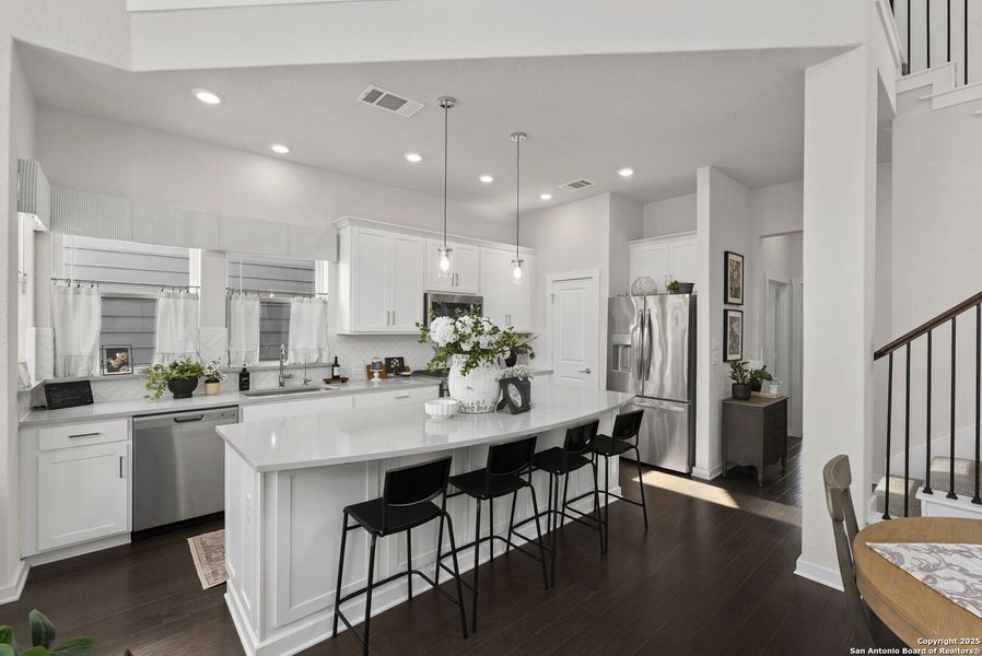Furnished interior view inside a new home in The Enclave at Whitby, San Antonio (Image 9). Furnished interior view inside a new home in The Enclave at Whitby, San Antonio (Image 9).