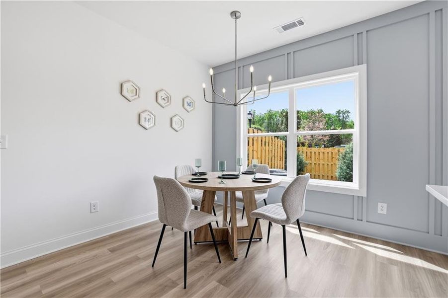 Furnished interior view inside a new home in , Ball Ground (Image 15).