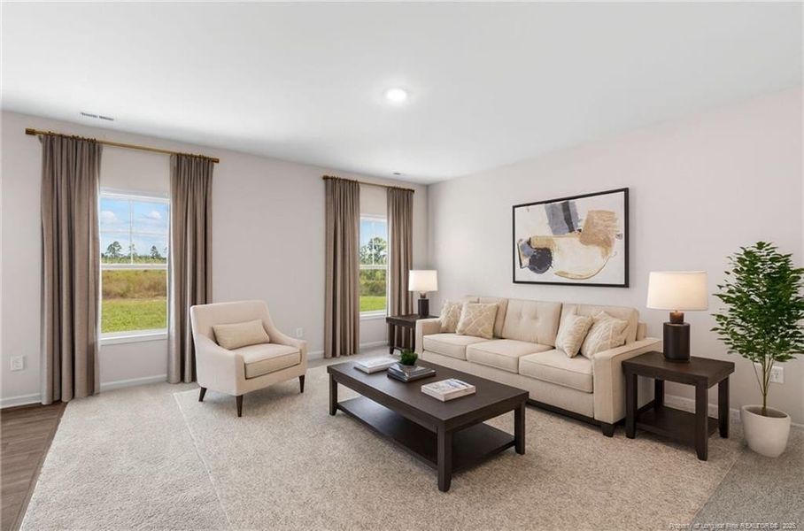 Living Room - Virtually Staged