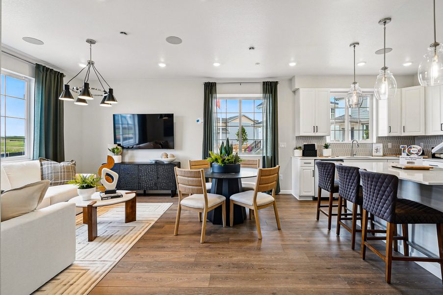 Furnished interior view inside a new home in Parterre, Thornton (Image 7). Furnished interior view inside a new home in Parterre, Thornton (Image 7).