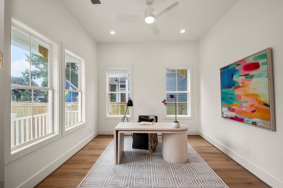 Furnished interior view inside a new home in , Houston (Image 30).