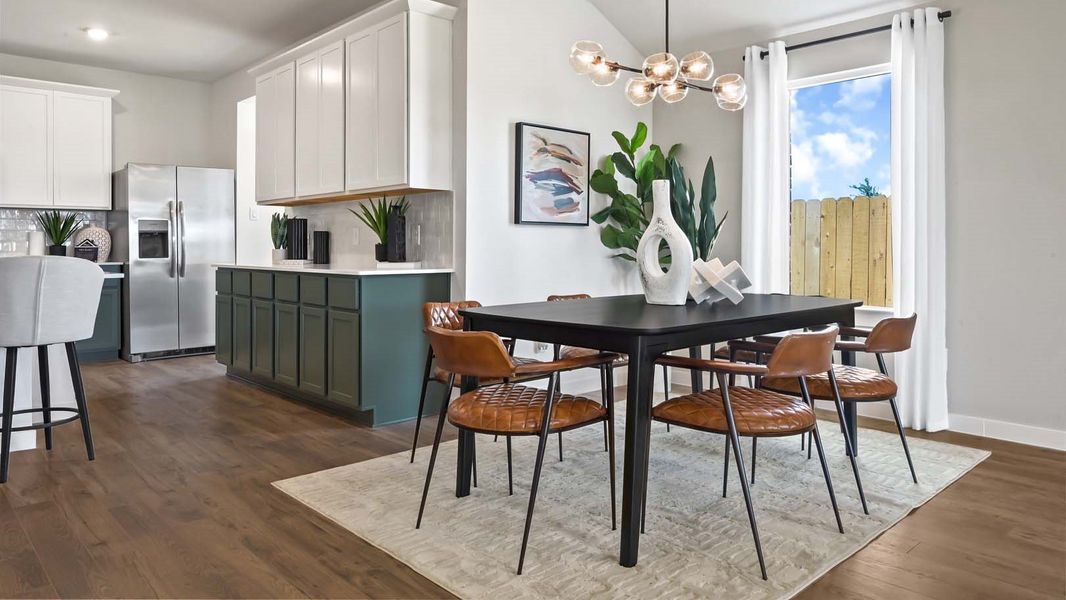 Furnished interior view inside a new home in Evergreen, Rosenberg (Image 11).