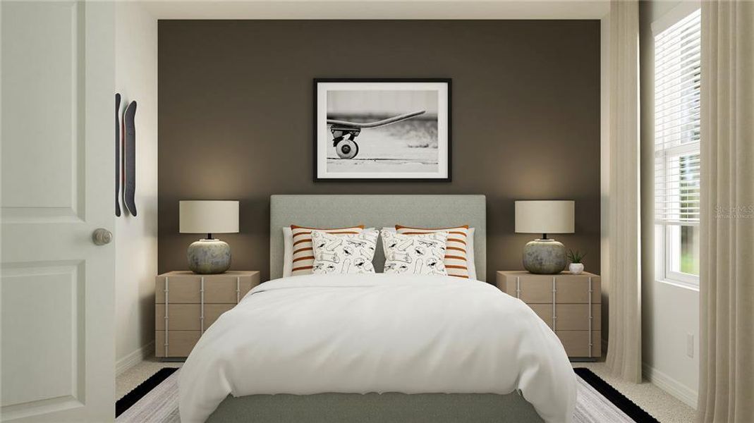 Furnished interior view inside a new home in Ranches at Lake Mcleod, Eagle Lake (Image 9).