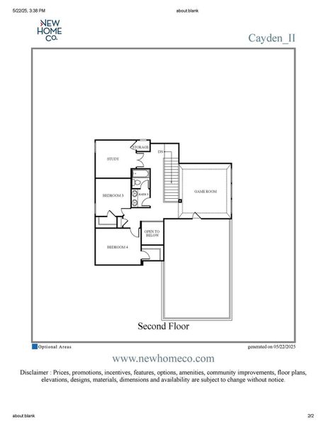 2D floor plan layout of this home in Marvida, Cypress, TX (Image 3). 2D floor plan layout of this home in Marvida, Cypress, TX (Image 3).