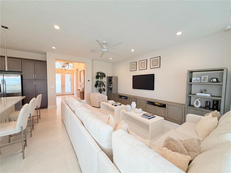 Furnished interior view inside a new home in Valencia Ridge, Wesley Chapel (Image 25).