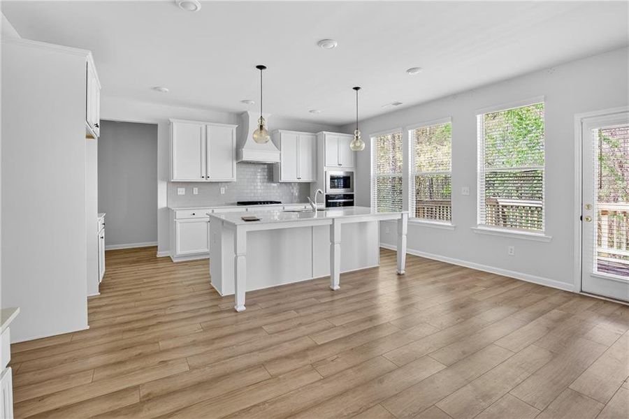 Furnished interior view inside a new home in , Atlanta (Image 8).