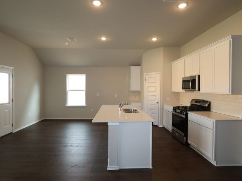 Furnished interior view inside a new home in Cascades at Onion Creek, Austin (Image 10). Furnished interior view inside a new home in Cascades at Onion Creek, Austin (Image 10).