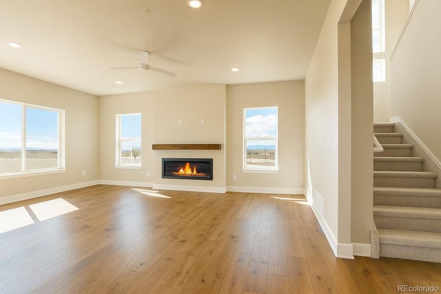 Spacious, unfurnished interior of a new home in , Pueblo (Image 23).