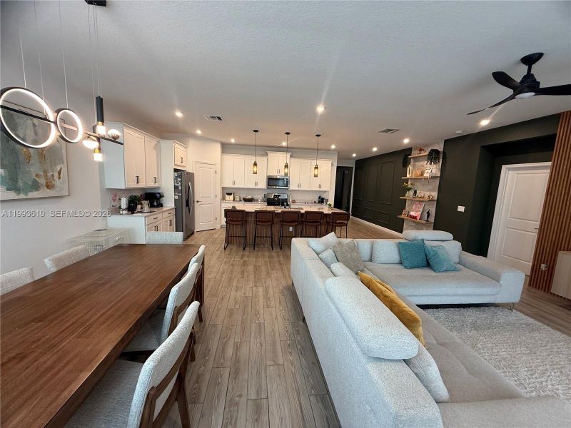 Furnished interior view inside a new home in Tradition, Port St. Lucie (Image 39).