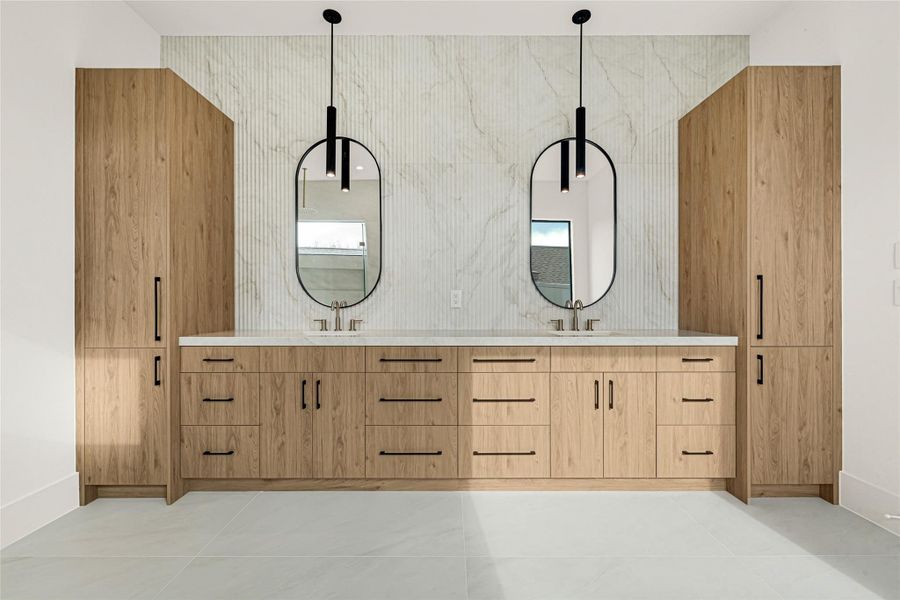 Furnished interior view inside a new home in , Houston (Image 15).