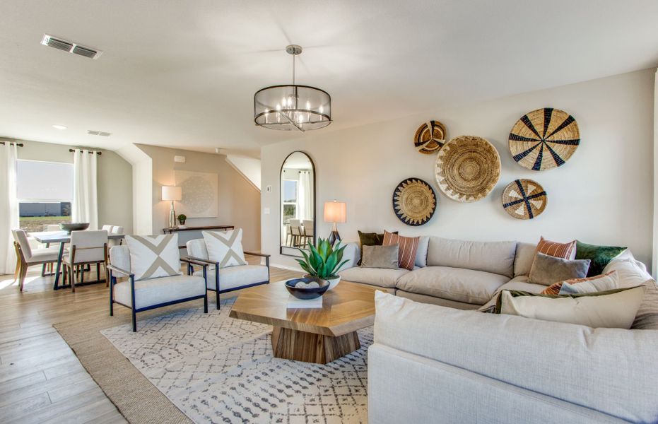 Representative furnished interior of a home built from the Coolidge by Centex in Arboretum Estates, Terrell (Image 16).