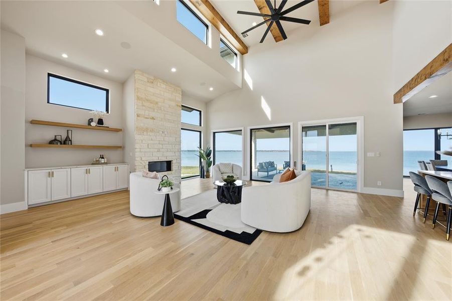 Furnished interior view inside a new home in , Gun Barrel City (Image 10). Furnished interior view inside a new home in , Gun Barrel City (Image 10).