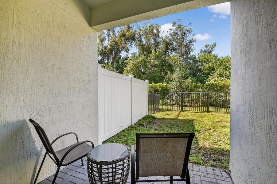 Exterior details and patio area of a home in , Lake Worth (Image 29).