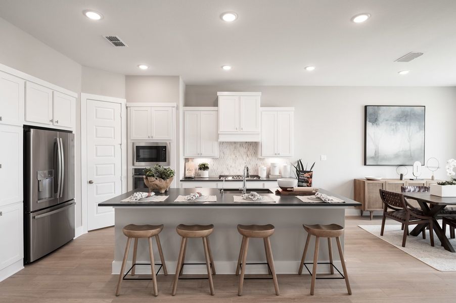Representative furnished interior of a home built from the Verdin by Tri Pointe Homes in Pecan Ridge, Fulshear (Image 89).