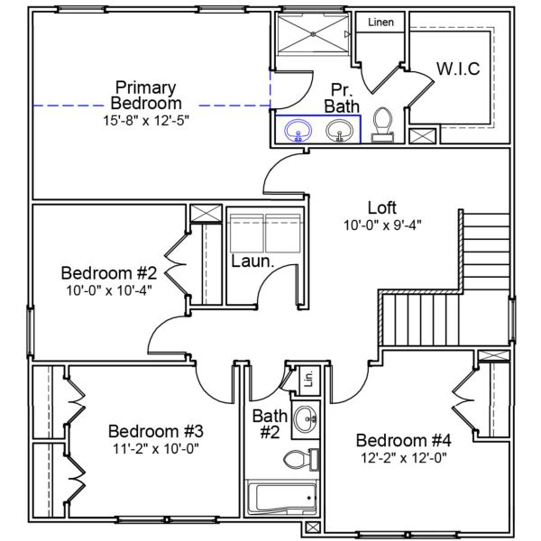2D floor plan layout of this home in Citadel Point at Southbridge, Sneads Ferry, NC (Image 3). 2D floor plan layout of this home in Citadel Point at Southbridge, Sneads Ferry, NC (Image 3).