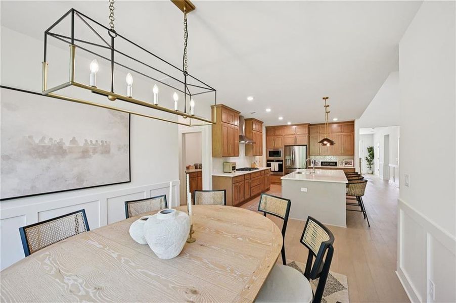 Furnished interior view inside a new home in Fireside Farms, Dawsonville (Image 38).