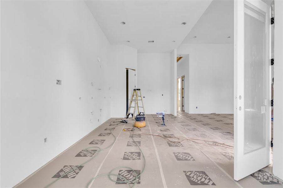 View of spare room View of spare room