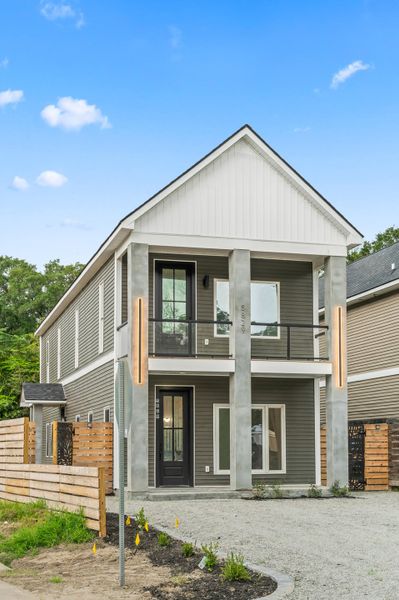 Front exterior of a new home in , North Charleston, SC, highlighting curb appeal (Image 1). Front exterior of a new home in , North Charleston, SC, highlighting curb appeal (Image 1).