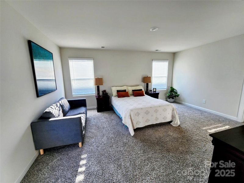 Owner Suite with enough room for a sofa