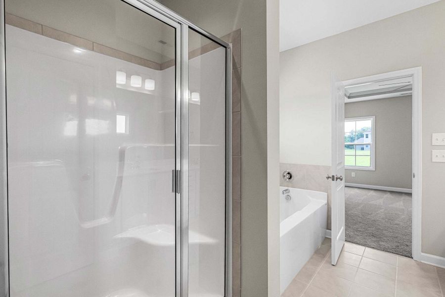 Representative furnished interior of a home built from the Clayton by Caviness & Cates Communities in Bartlett Manor, Youngsville (Image 195).