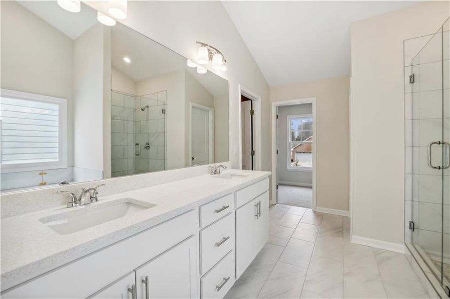 Furnished interior view inside a new home in , Sugar Hill (Image 6).