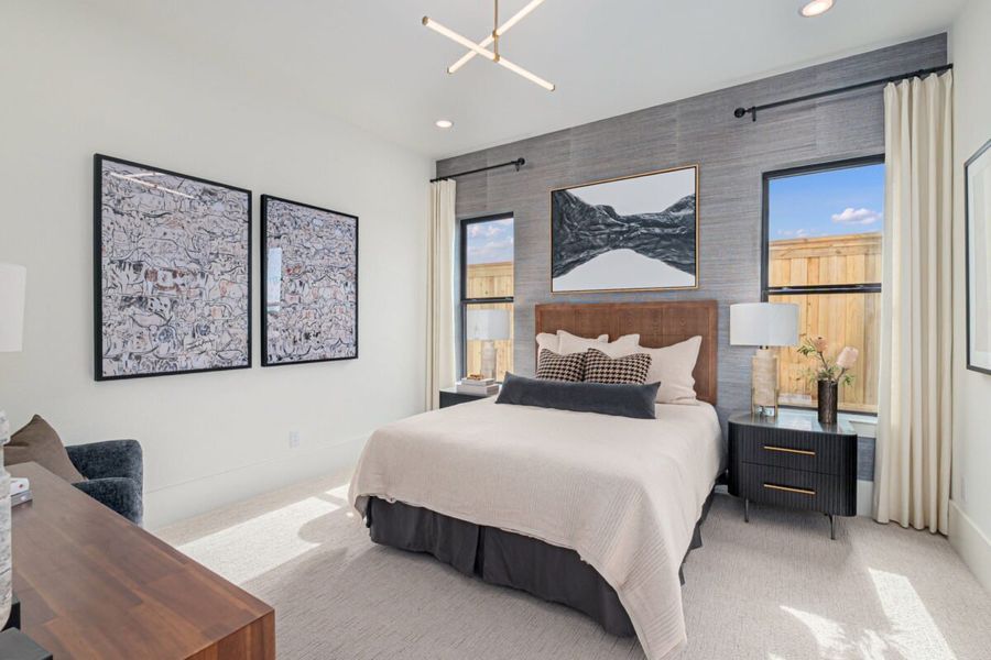 Representative furnished interior of a home built from the Montecito by Landon Homes in Fields - Brookside North, Frisco (Image 19).
