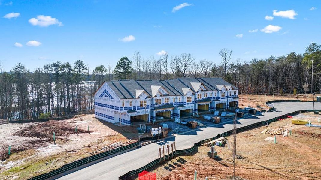 In-progress construction of a new home in Falcon Landing Townhomes, Gainesville, GA (Image 19).
