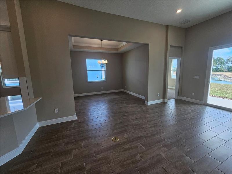 Spacious, unfurnished interior of a new home in Tamarack at Two Rivers, Zephyrhills (Image 5). Spacious, unfurnished interior of a new home in Tamarack at Two Rivers, Zephyrhills (Image 5).
