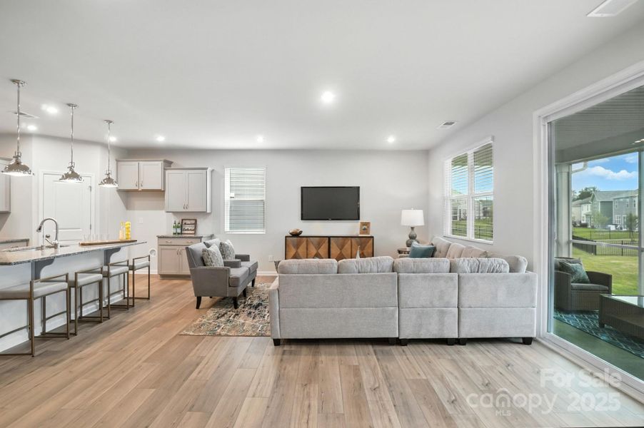 Furnished interior view inside a new home in Waxhaw Landing, Monroe (Image 9).