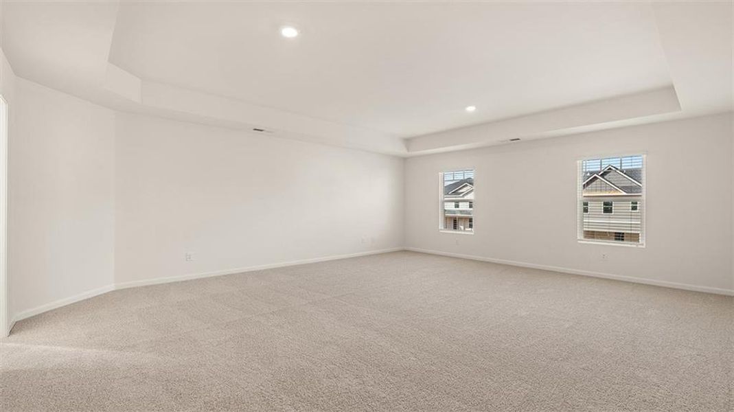 Spacious, unfurnished interior of a new home in Preserve at Dove Creek, Statham (Image 32).