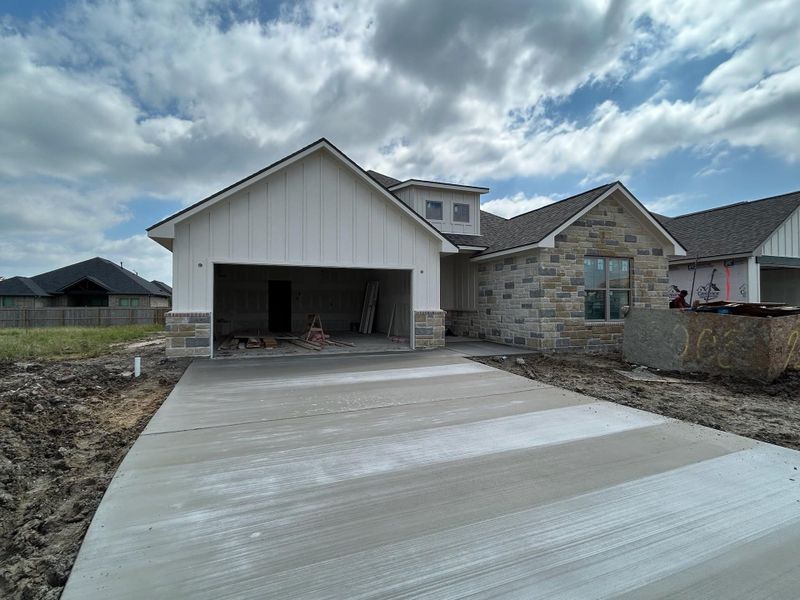 In-progress construction of a new home in , Bryan, TX (Image 14).