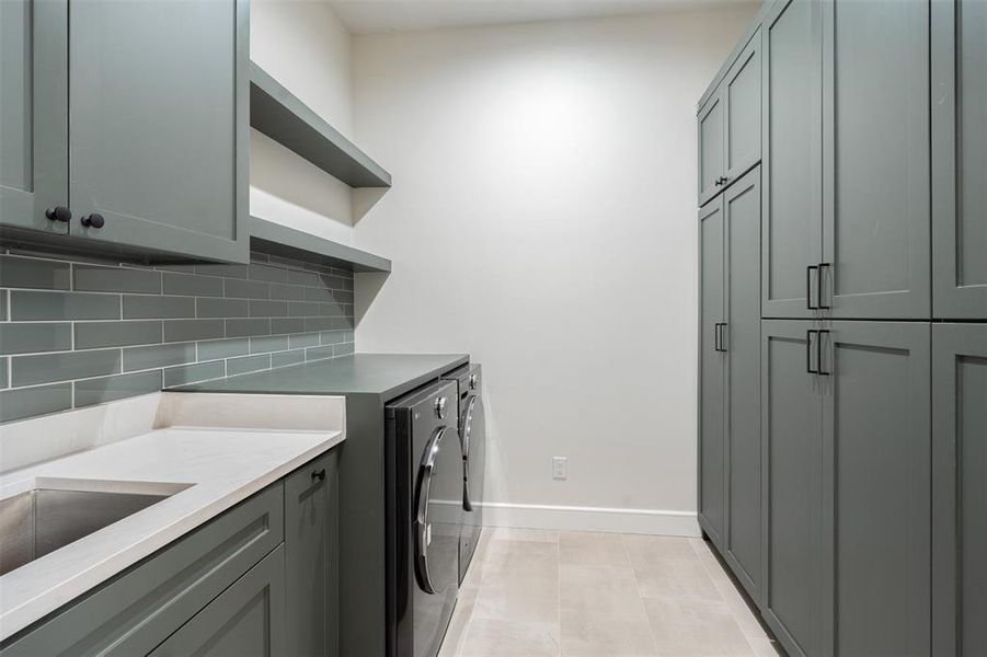 Custom Cabinets and Sink Custom Cabinets and Sink