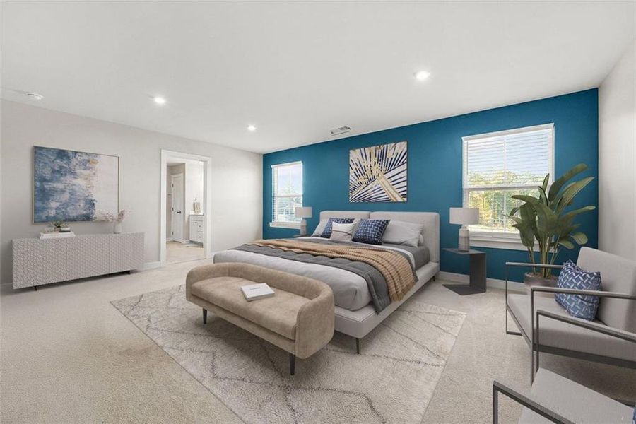 Furnished interior view inside a new home in Southern Hills, McDonough (Image 15).