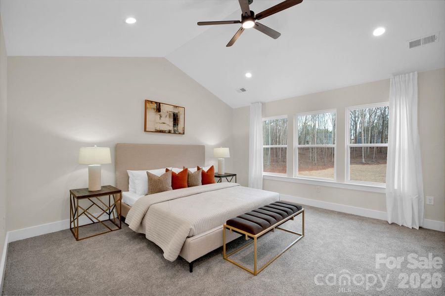 Furnished interior view inside a new home in , Statesville (Image 17).