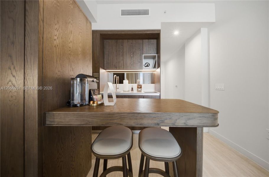 Furnished interior view inside a new home in , Miami (Image 11).