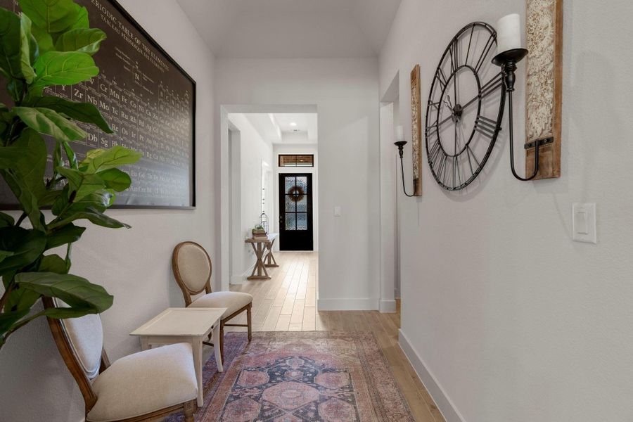 Furnished interior view inside a new home in The Colony, Bastrop (Image 31).