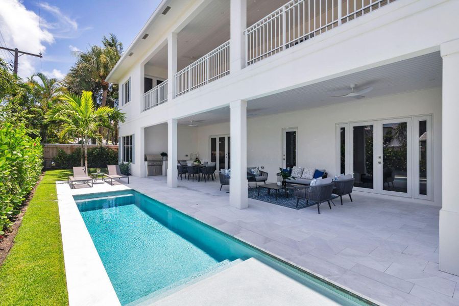 Front exterior of a new home in , West Palm Beach, FL, highlighting curb appeal (Image 22). Front exterior of a new home in , West Palm Beach, FL, highlighting curb appeal (Image 22).