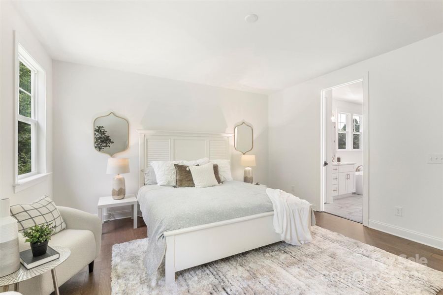 Furnished interior view inside a new home in Crescent Golf, Salisbury (Image 34).