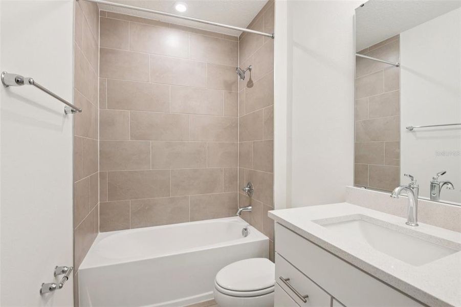 Furnished interior view inside a new home in Grasslands West, Lakeland (Image 4). Furnished interior view inside a new home in Grasslands West, Lakeland (Image 4).