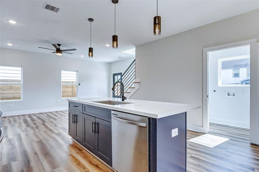 Furnished interior view inside a new home in , Houston (Image 3).