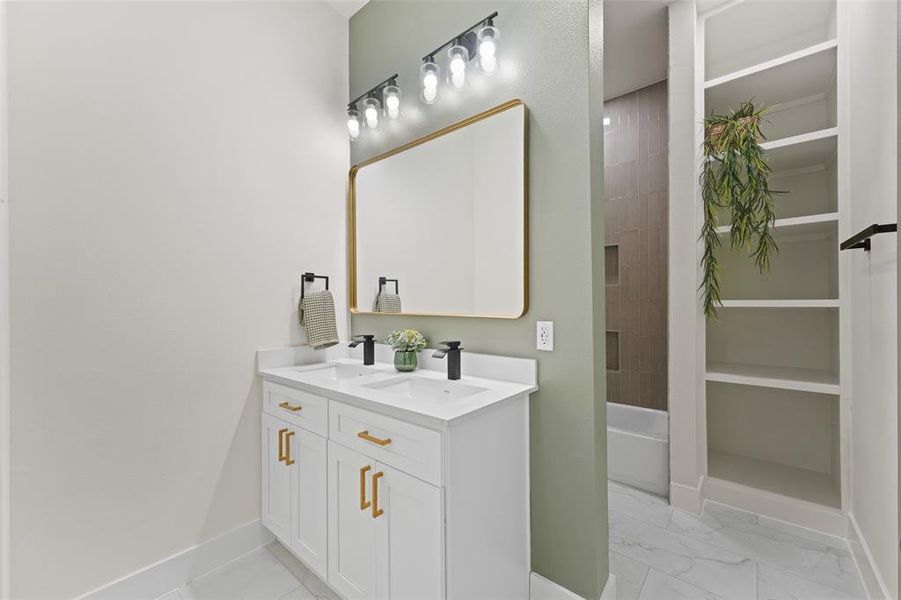 Furnished interior view inside a new home in , Forney (Image 7).