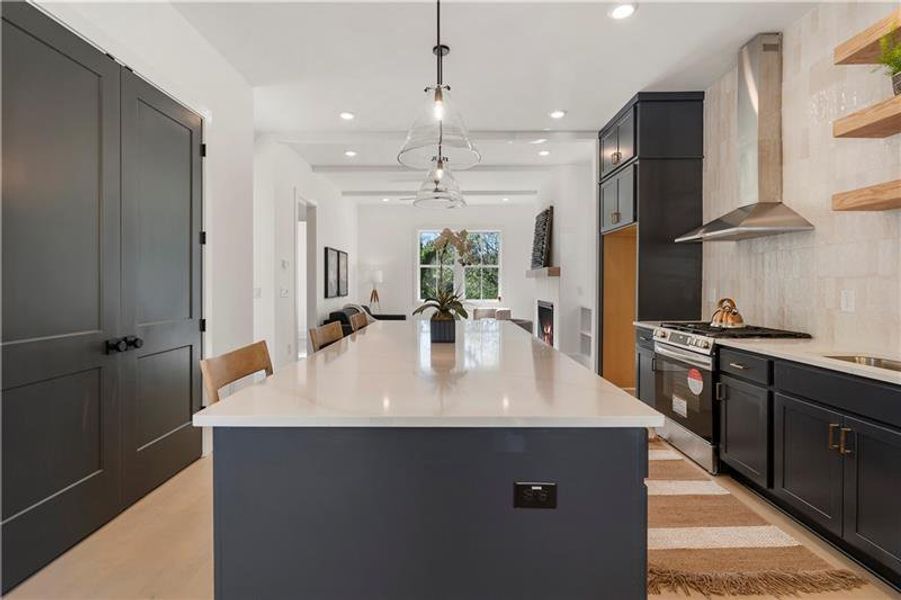 Furnished interior view inside a new home in , Atlanta (Image 28).