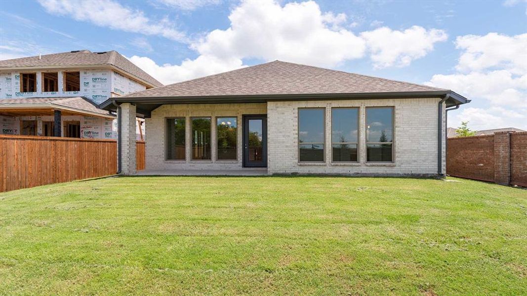 Front exterior of a new home in Devonshire - Reserve 45', Forney, TX, highlighting curb appeal (Image 2).