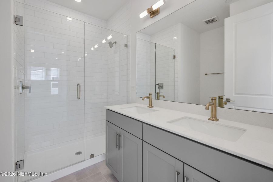 Furnished interior view inside a new home in North Beach Townhomes, Jacksonville Beach (Image 12).